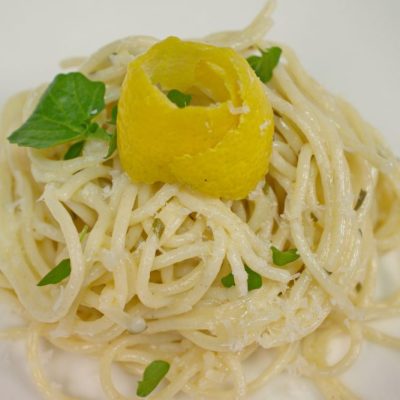 Spaghetti al limone * Zitronenspaghetti